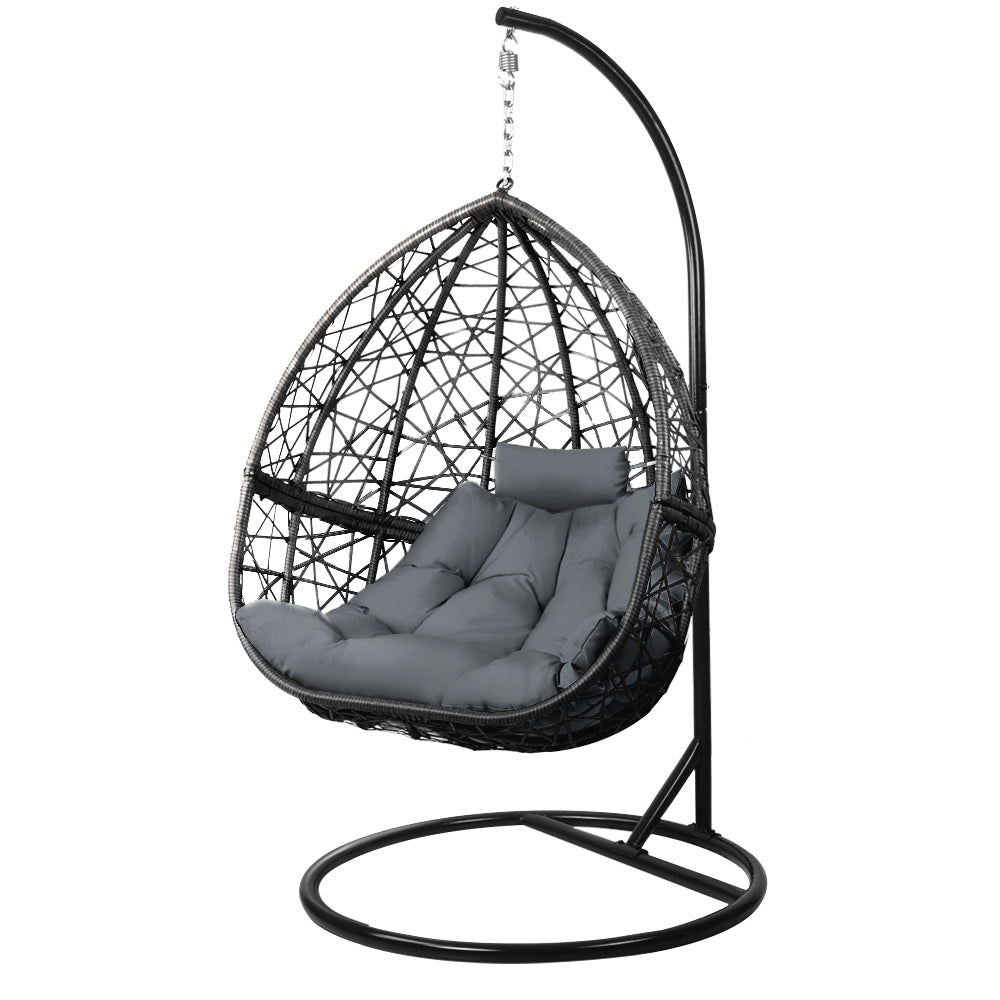Chair Kingdom Premium Black Hanging Swing Chair