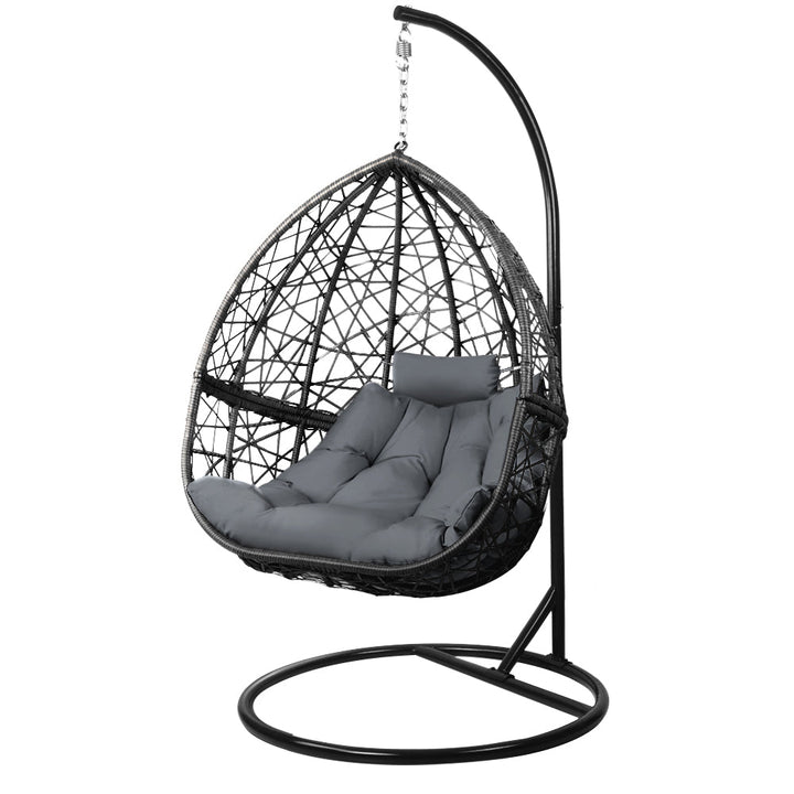 Chair Kingdom Premium Black Hanging Swing Chair